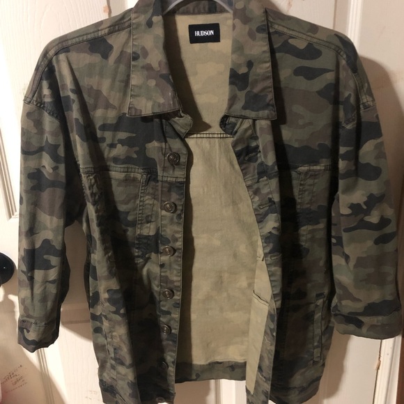 Hudson Jeans Jackets & Blazers - Hudson boyfriend camo jacket- 3/4 sleeve